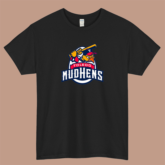 TMH Style Toledo Mud Hens Logo Mens Unisex Short Sleeve T-Shirt Size S-3XL - P