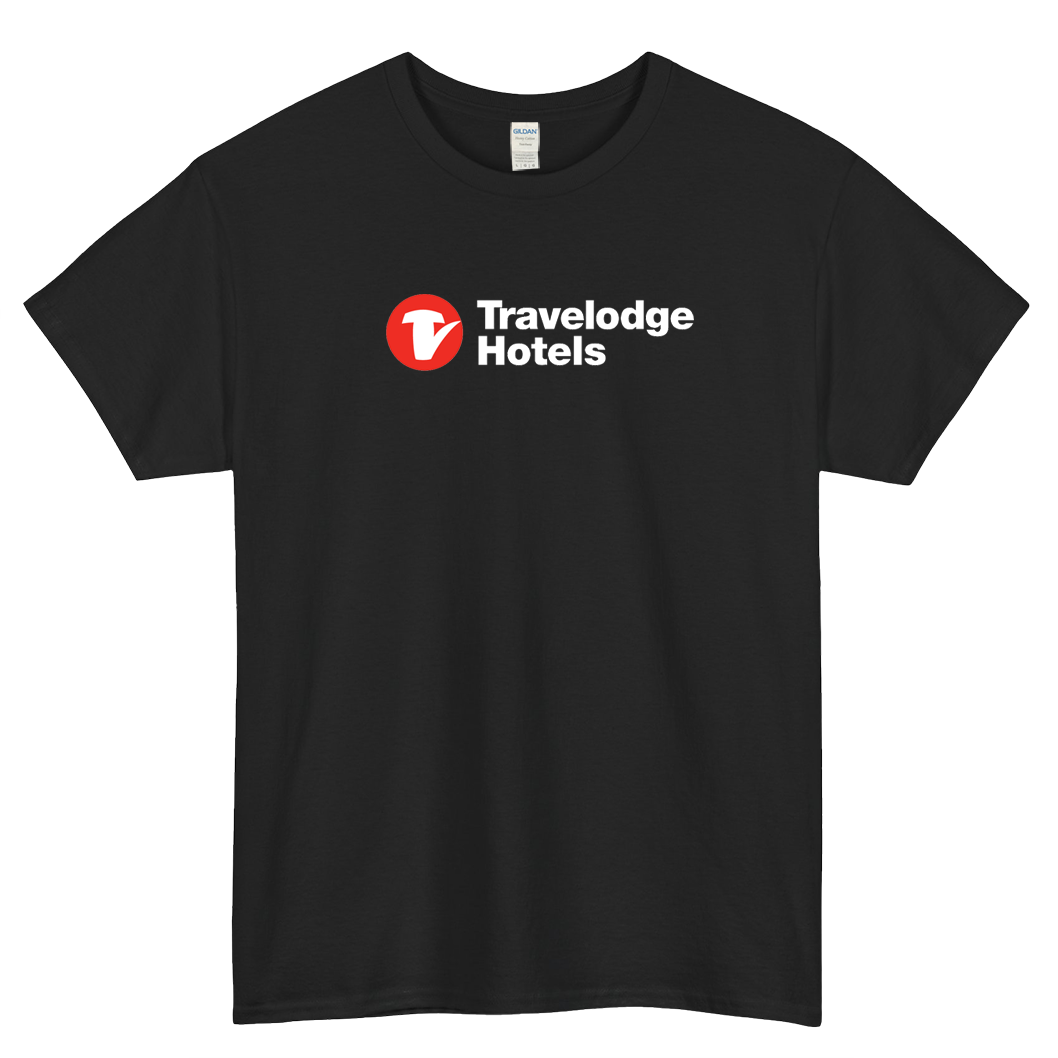 TRAVELODGE HOTEL CHAIN LOGO 1short SLEEVE T SHIRT -P