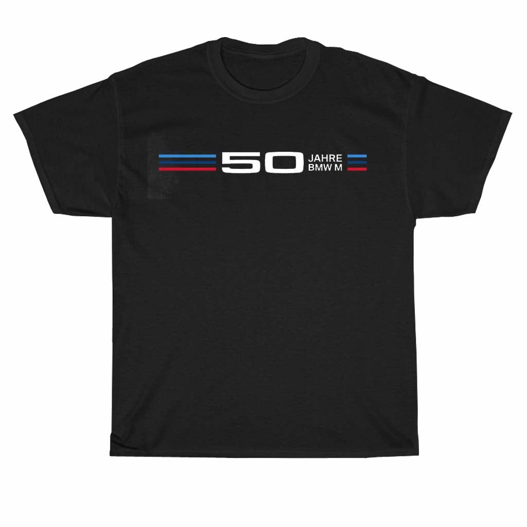 T Shirt bmw 50th Anniversary jahre Logo Men's Unisex T Shirt Size S to 3XL