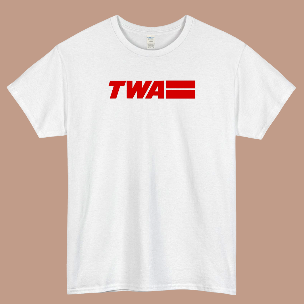 TWA Trans World Airlines Logo Mens Unisex Short Sleeve T-Shirt Size S-3XL - P