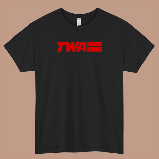 TWA Trans World Airlines Logo Mens Unisex Short Sleeve T-Shirt Size S-3XL - P