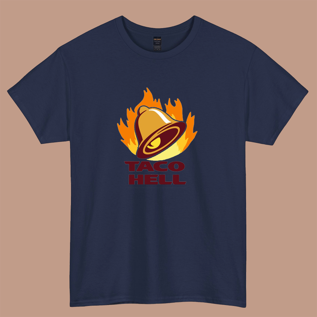 Taco Hell Logo short sleeve t shirt S-3XL -P