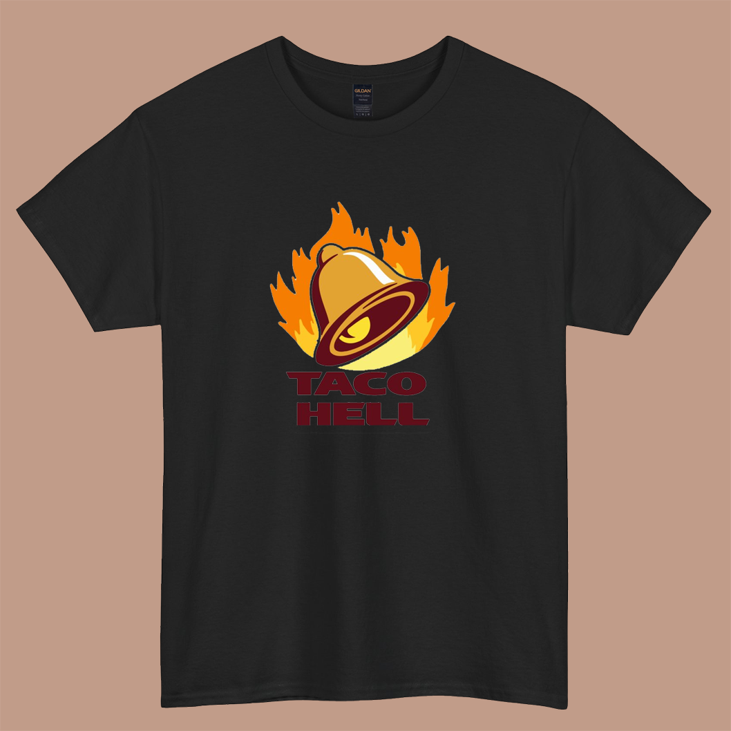 Taco Hell Logo short sleeve t shirt S-3XL -P