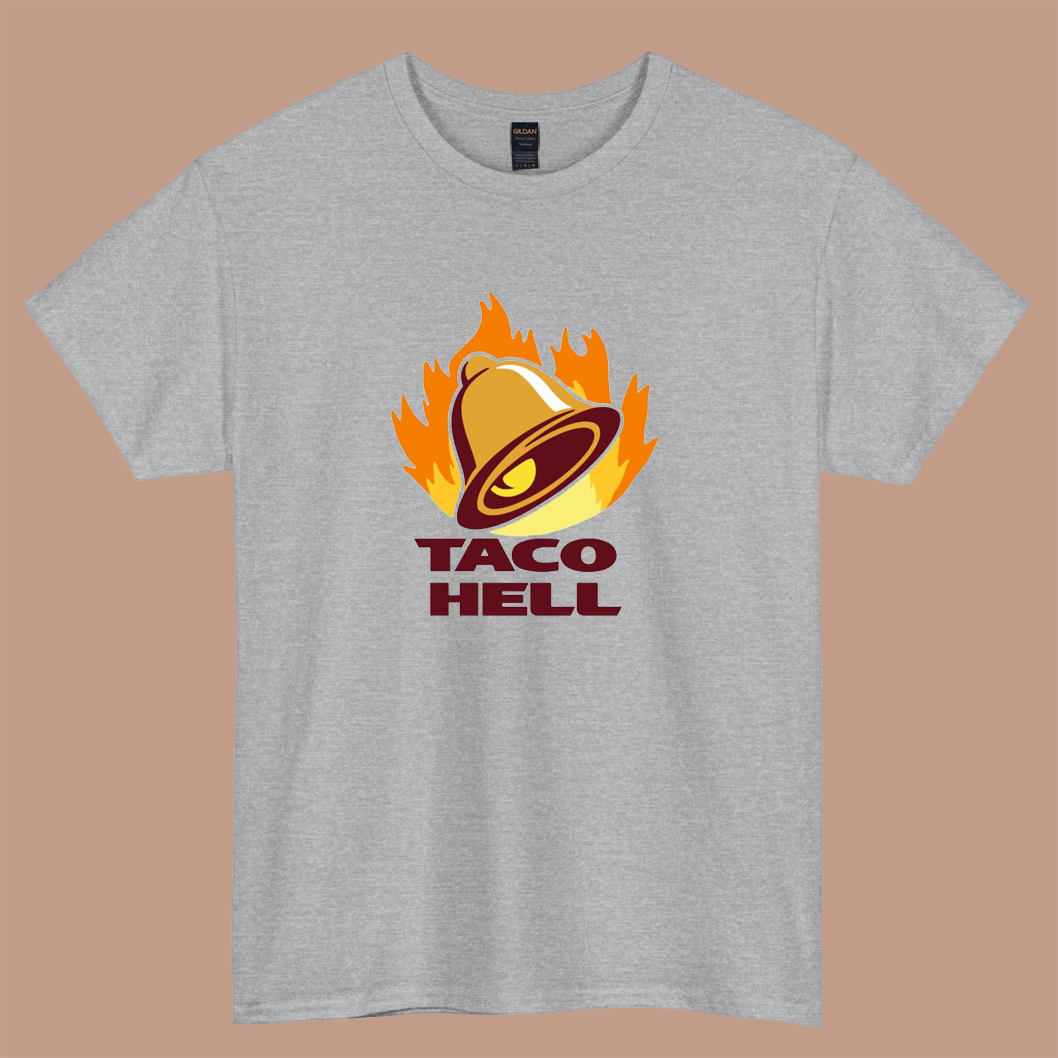 Taco Hell Logo short sleeve t shirt S-3XL -P