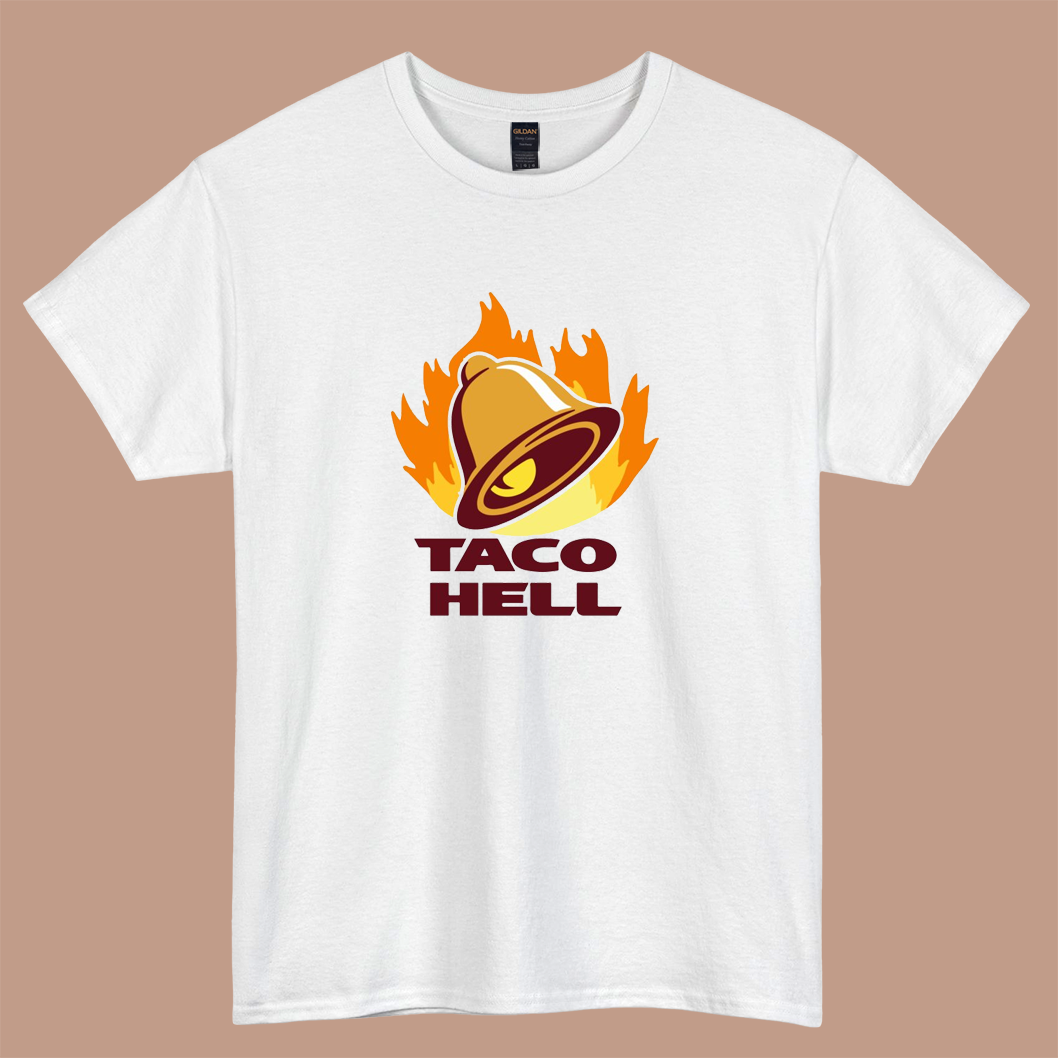Taco Hell Logo short sleeve t shirt S-3XL -P