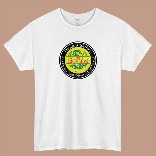 Tail of the Dragon Road US 129 Logo Mens Unisex Short Sleeve T-Shirt Size S-3XL - P