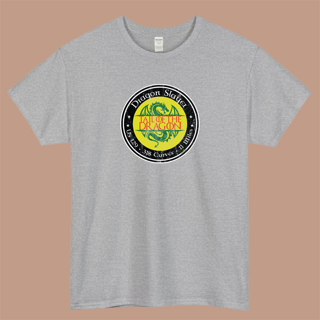 Tail of the Dragon Road US 129 Logo Mens Unisex Short Sleeve T-Shirt Size S-3XL - P
