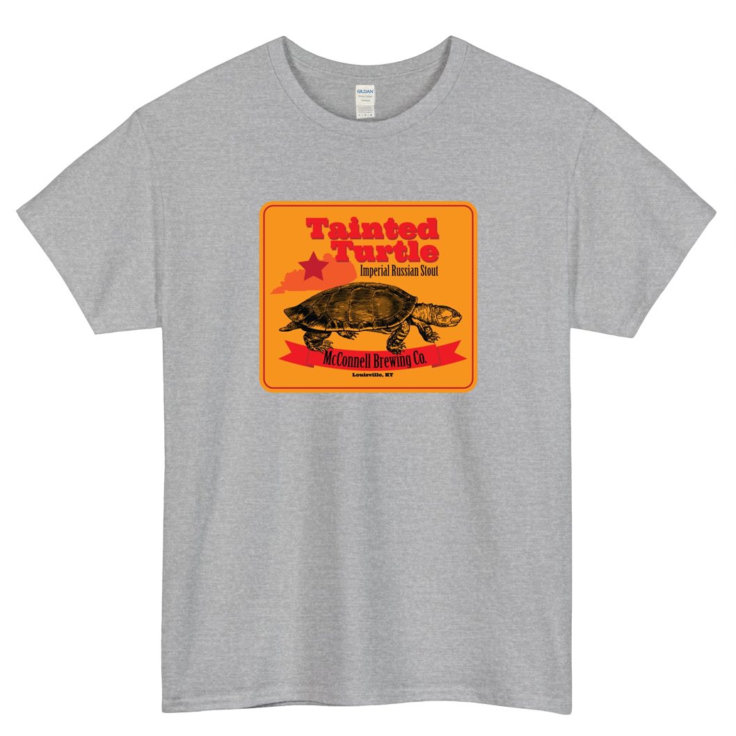 Tainted Turtle McConnell Brewing Kentucky Logo Mens Unisex Short Sleeve T-Shirt Size S-3XL - P