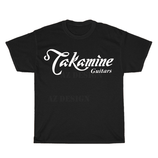 Takamine Guitars Logo Men's Unisex T Shirt Size S to 3XL