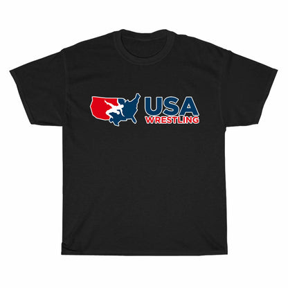 Team USA US Wrestling Logo Men's Unisex T Shirt Size S to 3XL