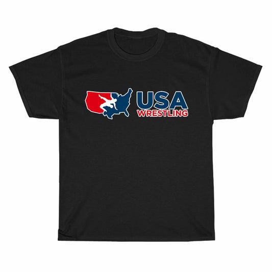 Team USA US Wrestling Logo Men's Unisex T Shirt Size S to 3XL