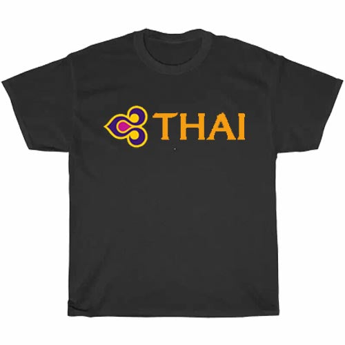 Thai Airways Logo Men's Unisex T Shirt Size S to 3XL