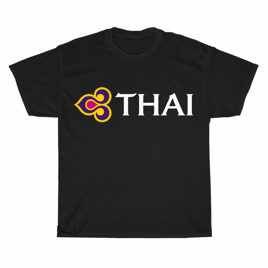 Thai Airways Airline Logo  Men's Unisex T Shirt Size S to 3XL