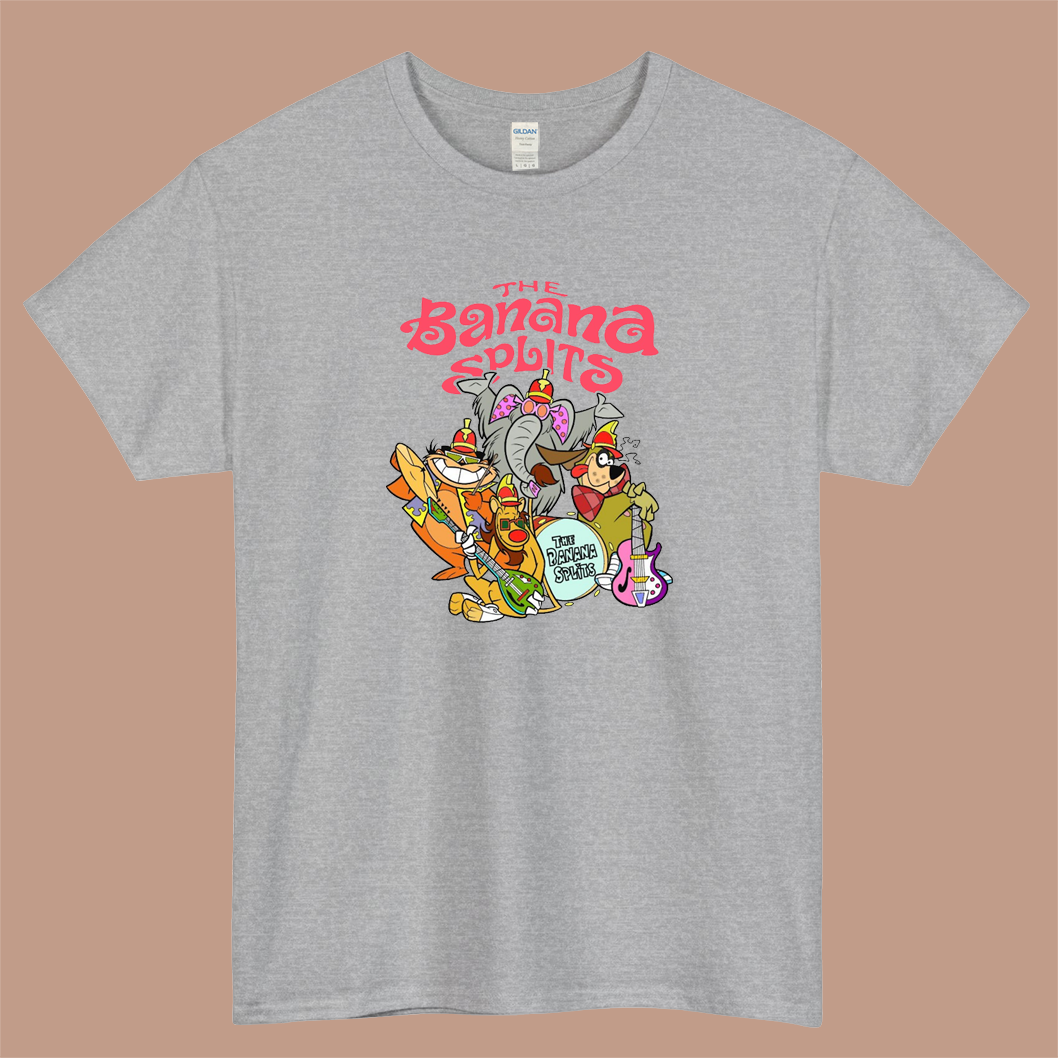 The Banana Splits Logo Mens Unisex Short Sleeve T-Shirt Size S-3XL - P
