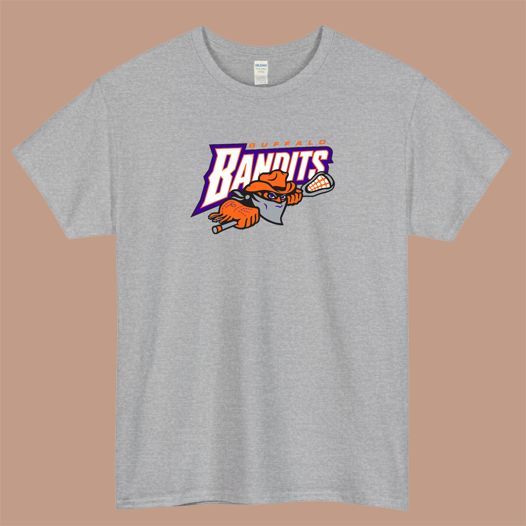 The Buffalo Bandits Essential Logo Mens Unisex Short Sleeve T-Shirt Size S-3XL - P