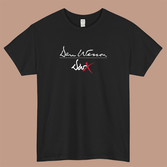 The Dan Wesson DWX firearms Logo Mens Unisex Short Sleeve T-Shirt Size S-3XL - P