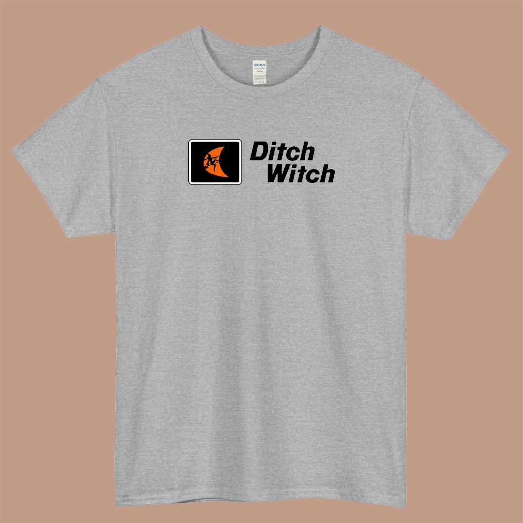 The Ditch Witch Logo Mens Unisex Short Sleeve T-Shirt Size S-3XL - P