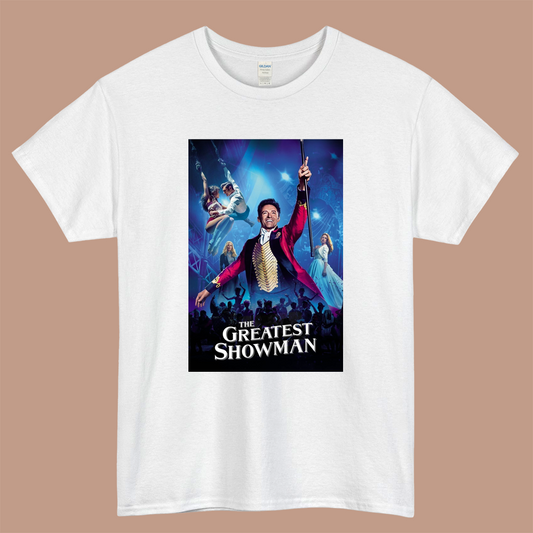 The Greatest Show Logo Mens Unisex Short Sleeve White T-Shirt Size S-3XL
