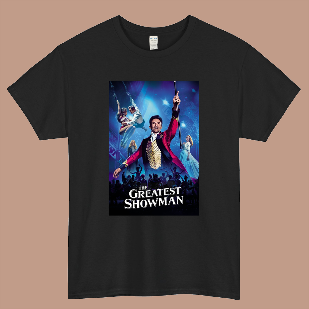 The Greatest Show Logo Mens Unisex Short Sleeve Black T-Shirt Size S-3XL