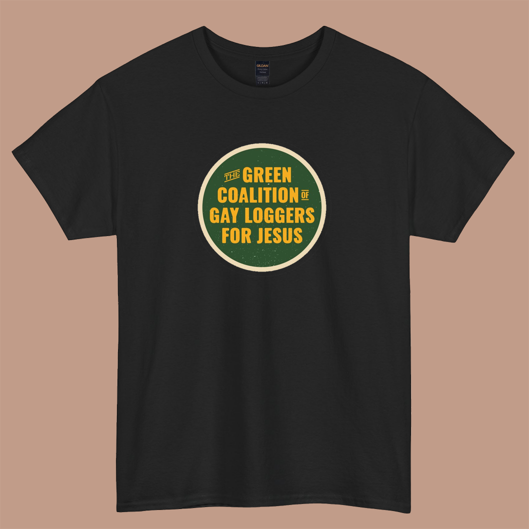 The Green Coalition of Gay logo short sleeve t shirt S-5XL - P