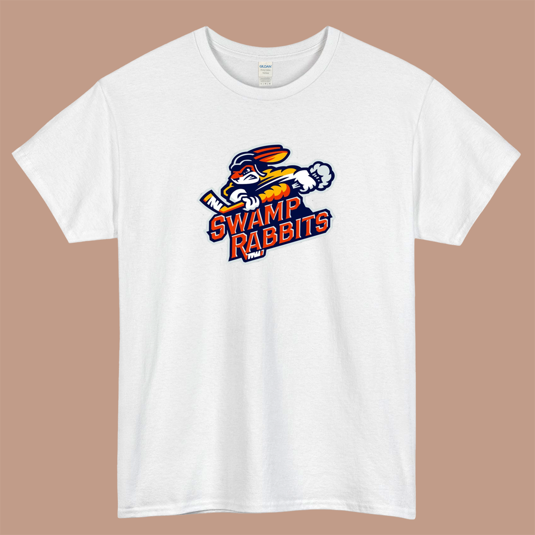 The Greenville Swamp Rabbits Logo Mens Unisex Short Sleeve T-Shirt Size S-3XL - P