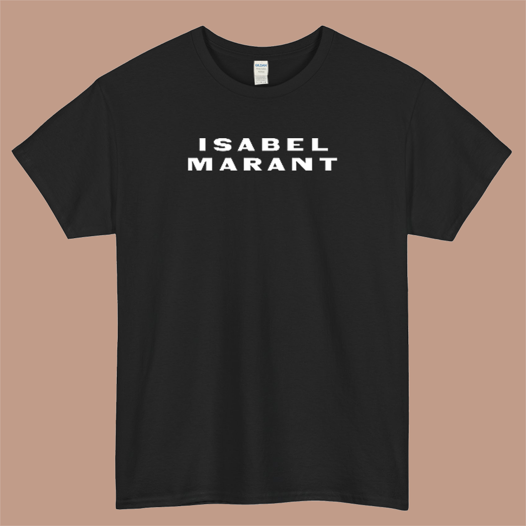 The ISABEL MARANT Logo Mens Unisex Short Sleeve T-Shirt Size S-3XL - P