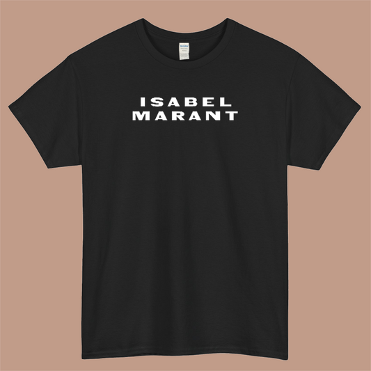 The ISABEL MARANT Logo Mens Unisex Short Sleeve T-Shirt Size S-3XL - P
