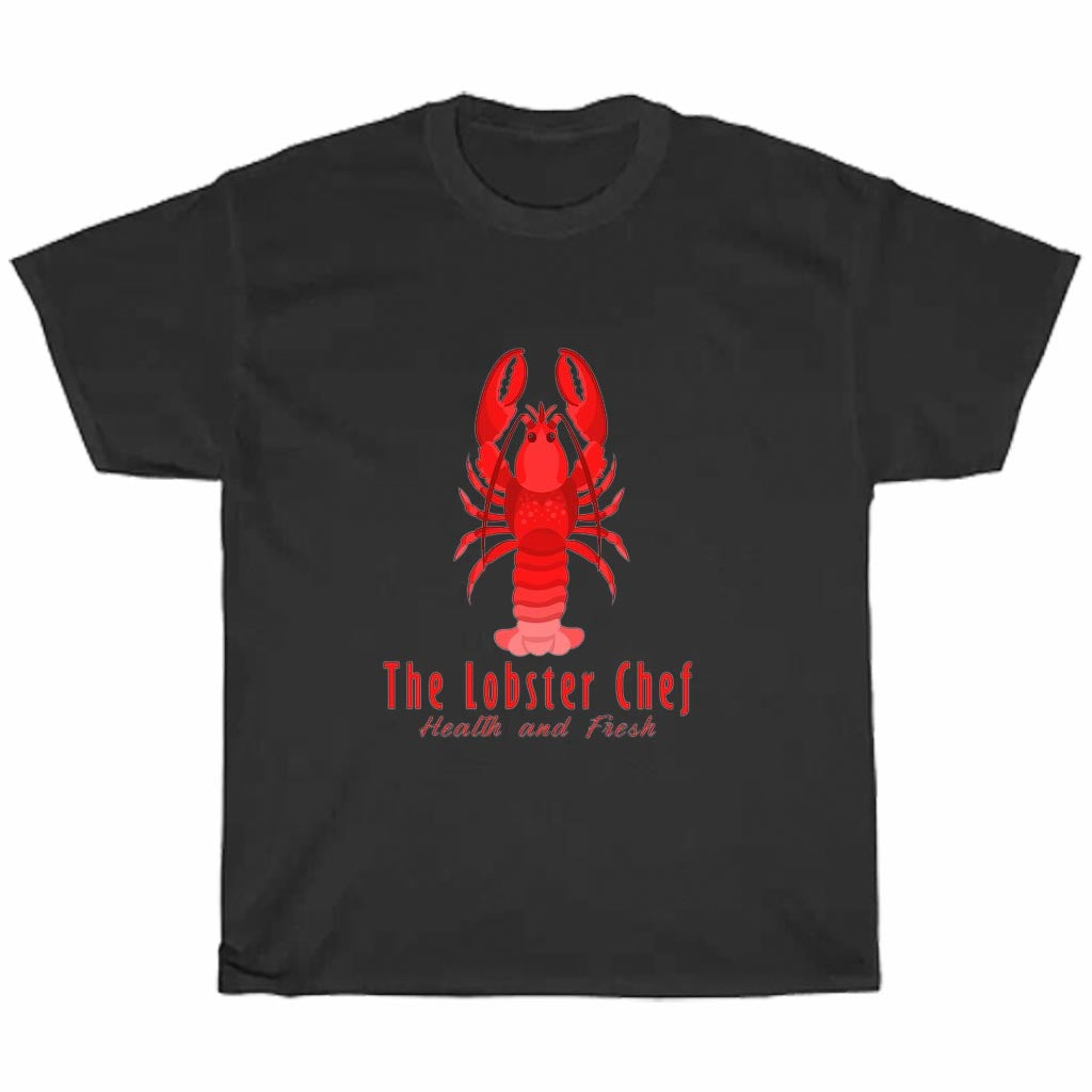 The Lobster Chef Seafood Reastaurant Logo Men's Unisex T Shirt Size S to 3XL