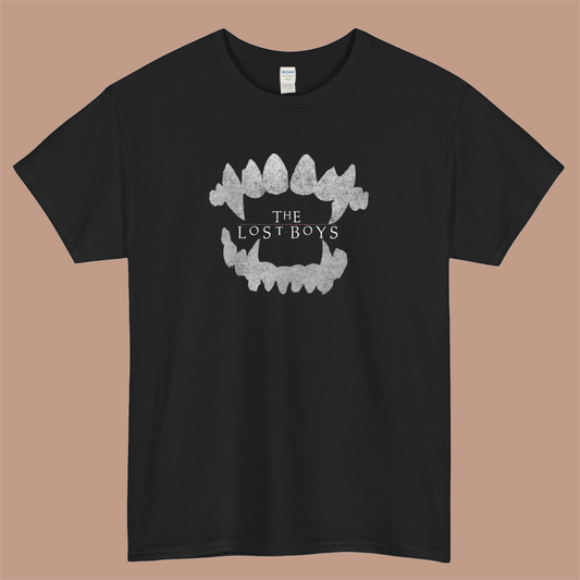 The Lost Boys- Vampire Teeth Logo Mens Unisex Short Sleeve T-Shirt Size S-3XL - P