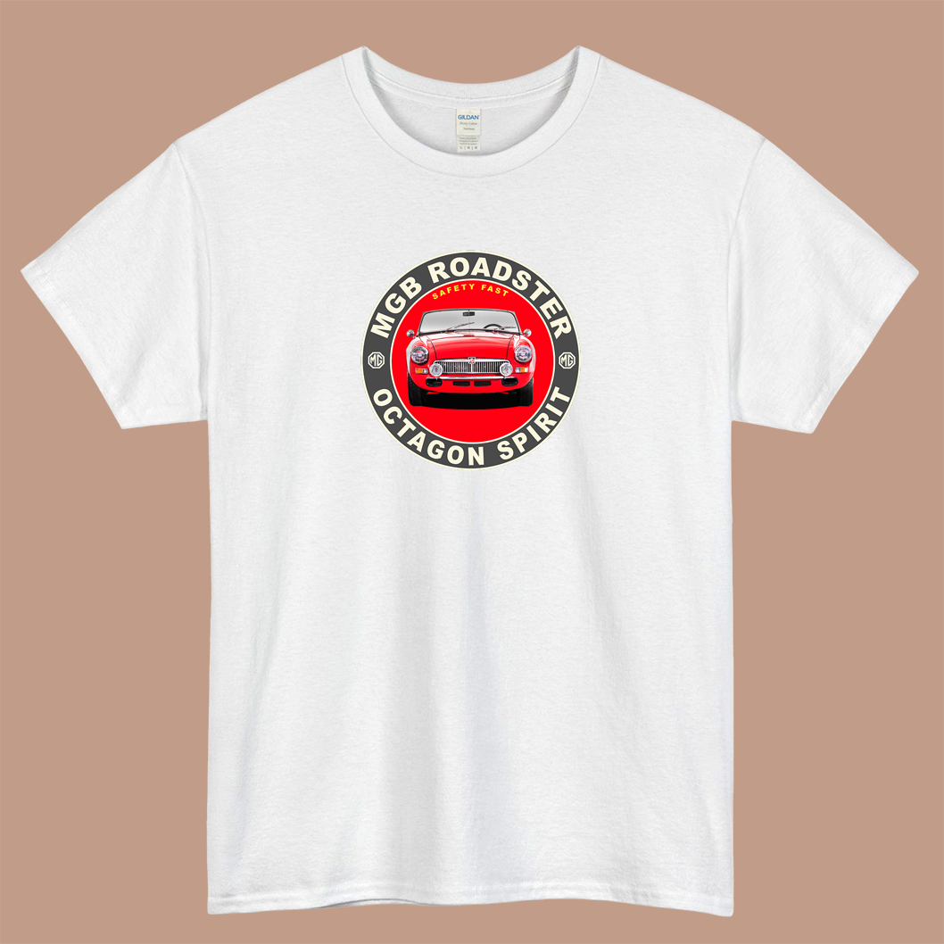 The MGB Roadster Logo Mens Unisex Short Sleeve T-Shirt Size S-3XL - P