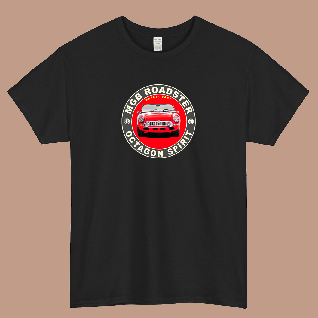The MGB Roadster Logo Mens Unisex Short Sleeve T-Shirt Size S-3XL - P