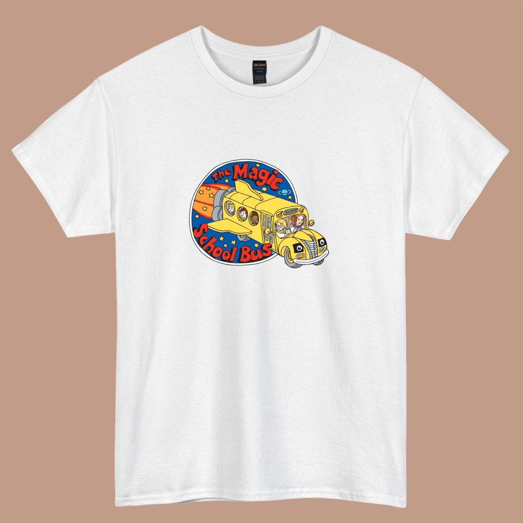 The Magic School Bus Logo short sleeve t shirt S-3XL -P