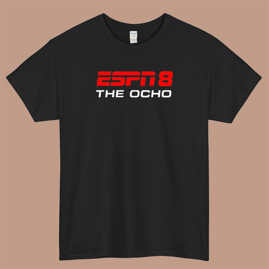 The Ocho ESPN8 Logo Mens Unisex Short Sleeve T-Shirt Size S-3XL - P