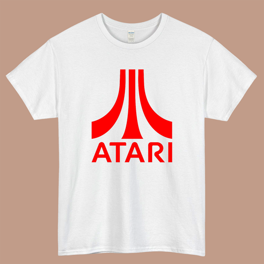 The Origin of the Atari Logo Mens Unisex Short Sleeve White T-Shirt Size S-3XL