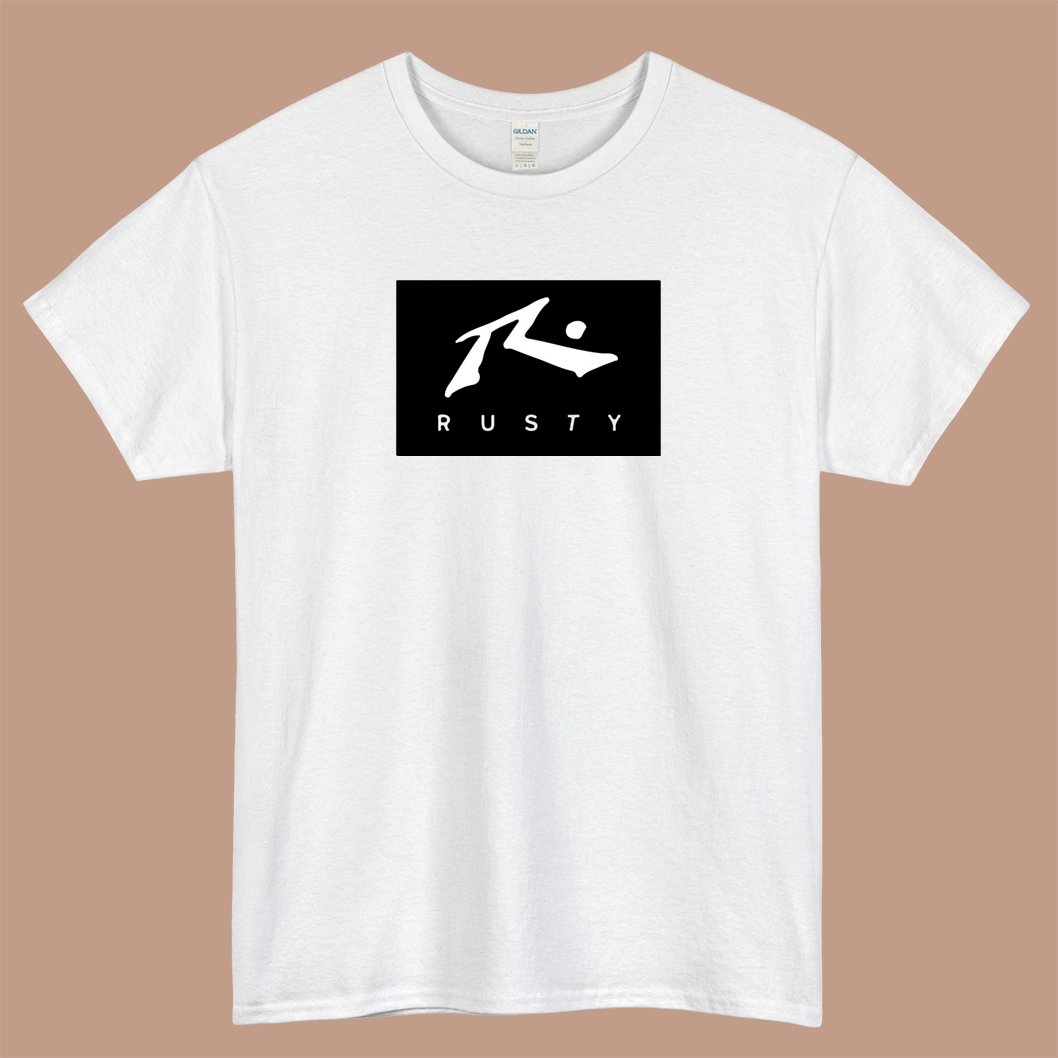 The Rusty Logo Mens Unisex Short Sleeve T-Shirt Size S-3XL