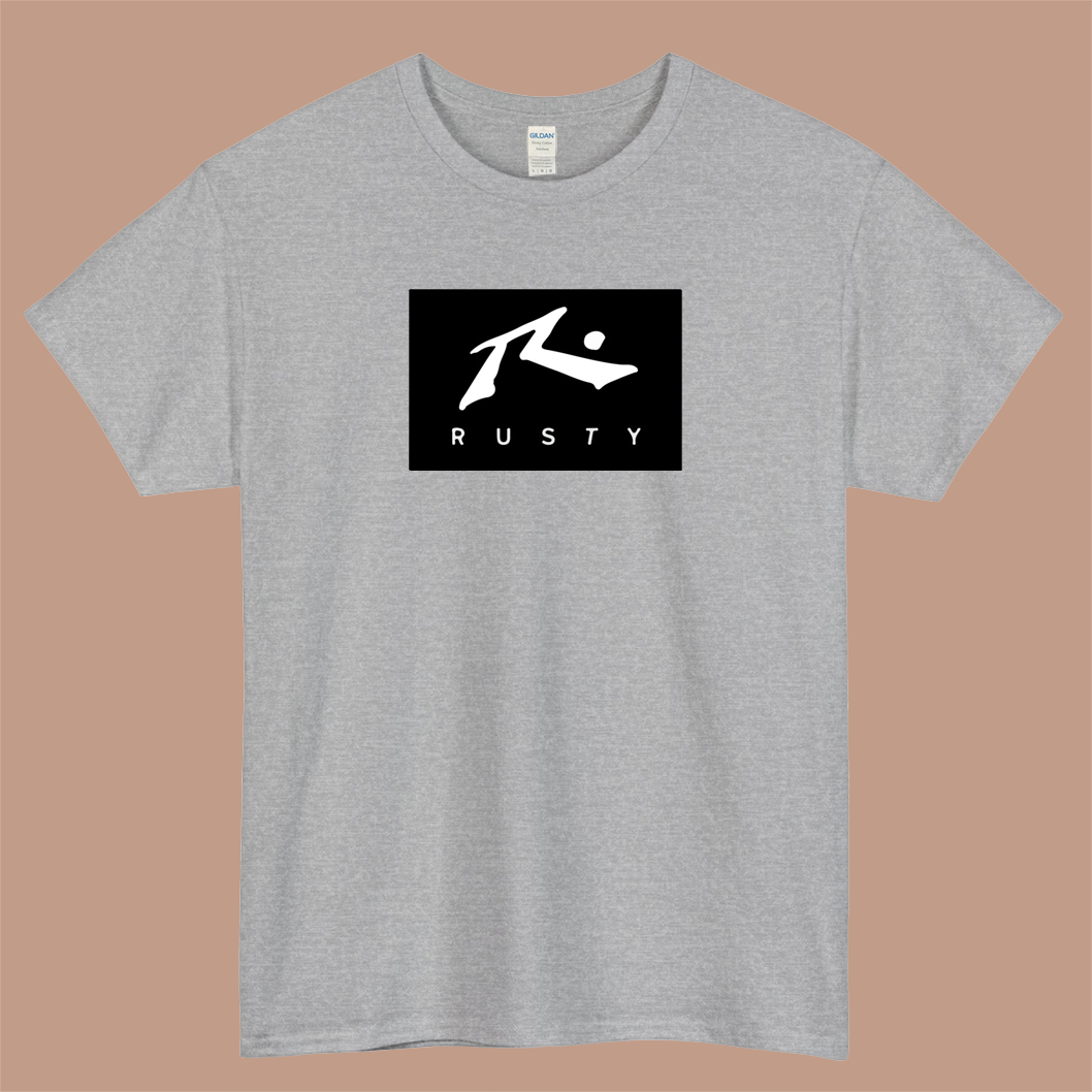 The Rusty Logo Mens Unisex Short Sleeve T-Shirt Size S-3XL