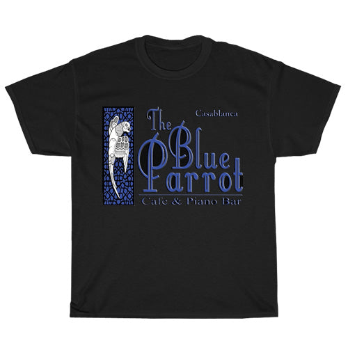 The Blue Parrot Active Logo Men's Unisex T Shirt Size S to 3XL