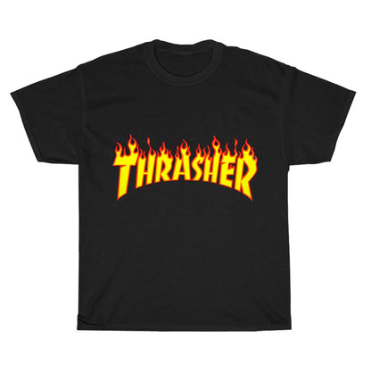 Thrasher Logo Men's Unisex T Shirt Size S to 3XL