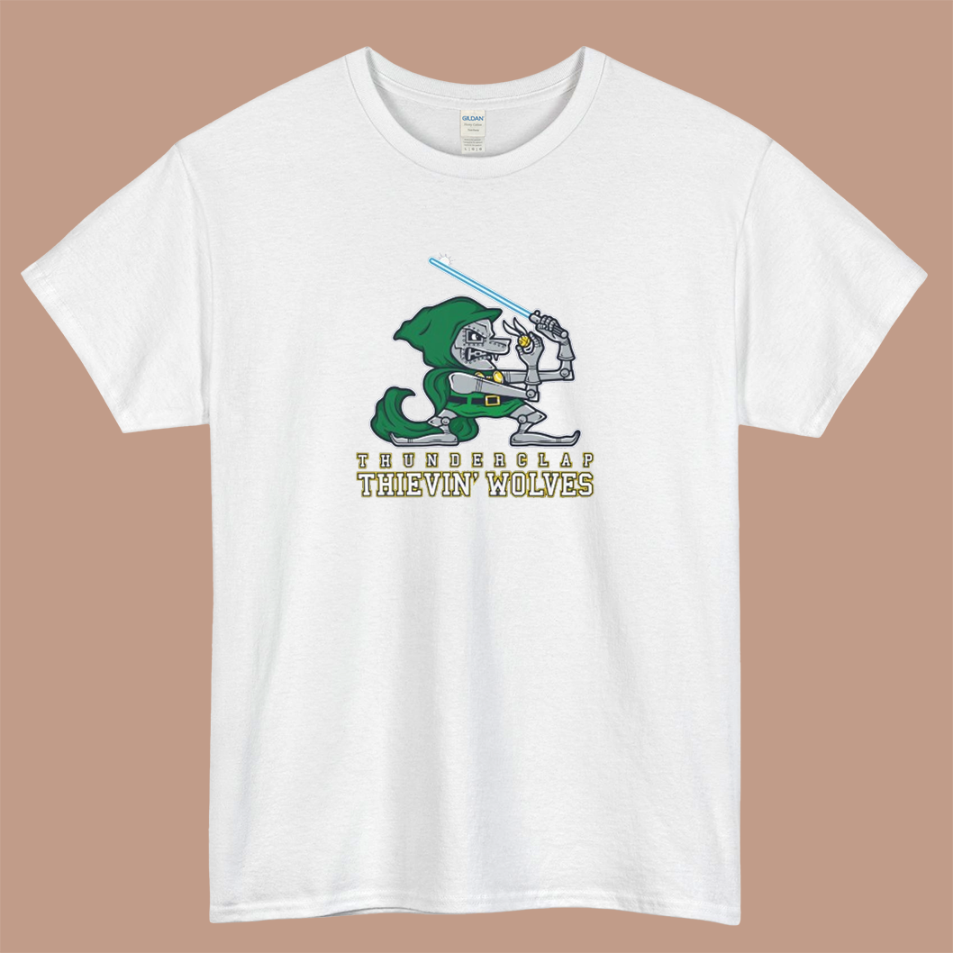 Thunderclap Thievin' Wolves Logo Mens Unisex Short Sleeve T-Shirt Size S-3XL - P