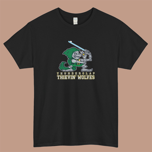 Thunderclap Thievin' Wolves Logo Mens Unisex Short Sleeve T-Shirt Size S-3XL - P
