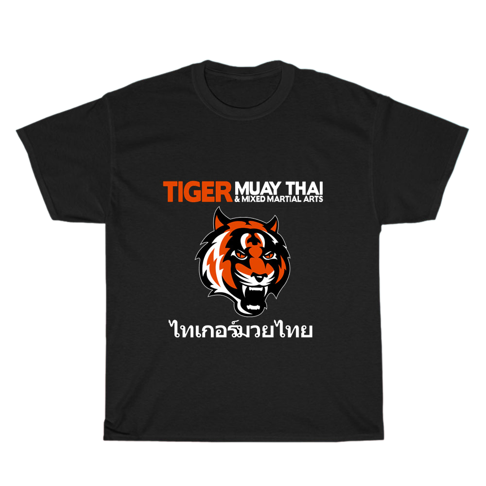 Tiger Muay Thai Logo Men's Unisex T Shirt Size S to 3XL