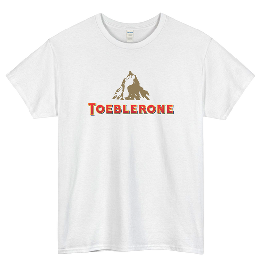 Toeblerone Chocolate Logo Mens Unisex Short Sleeve T-Shirt Size S-3XL - P