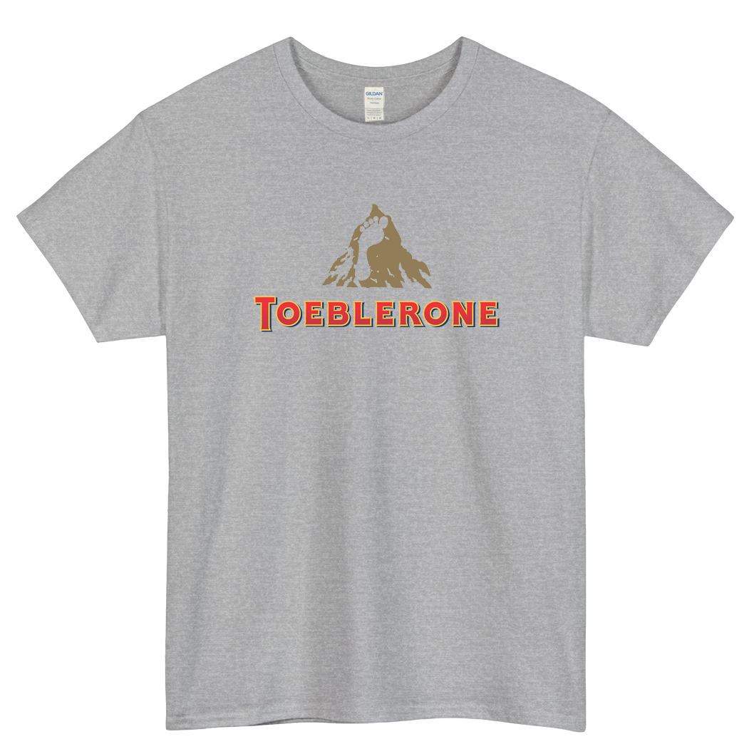 Toeblerone Chocolate Logo Mens Unisex Short Sleeve T-Shirt Size S-3XL - P