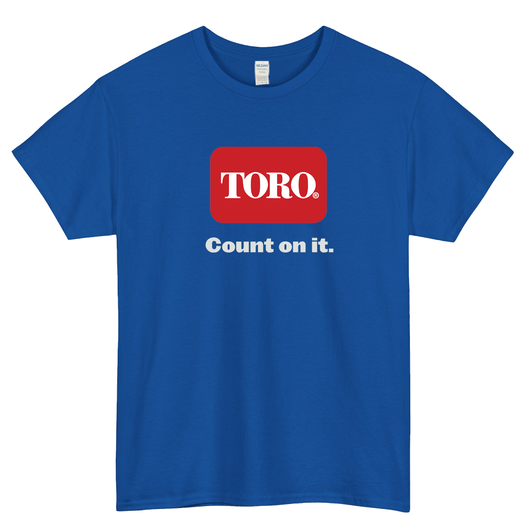 Toro Count On It Logo SHORT SLEEVE T SHIRT -P