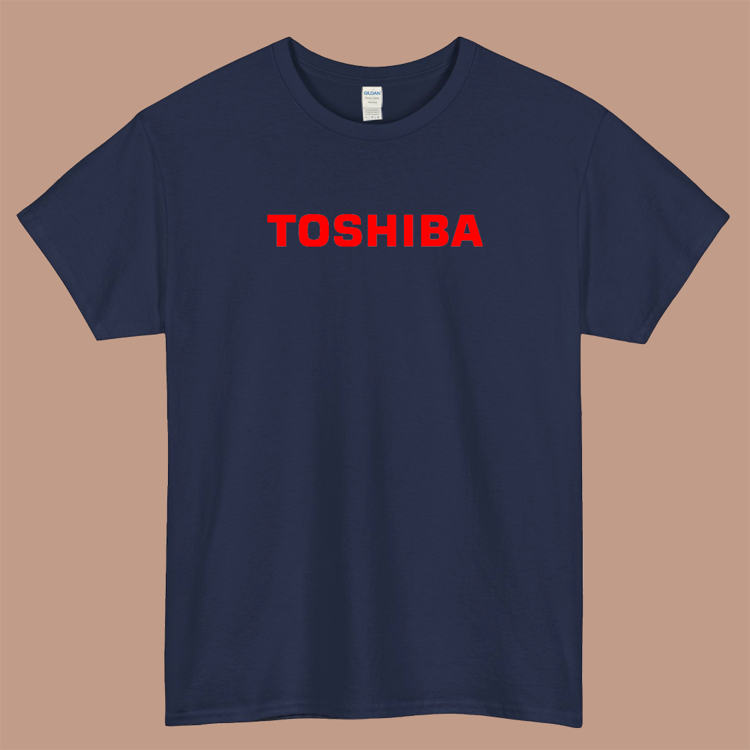 Toshiba LOGO short sleeve mens t shirt S- 3XL