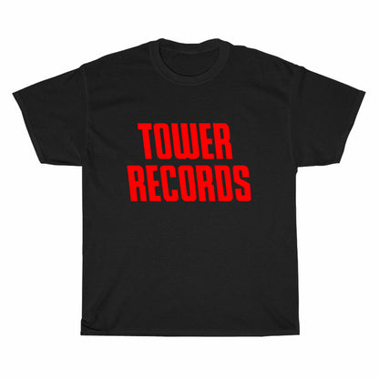 Tower Record music Logo Men's Unisex T Shirt Size S to 3XL