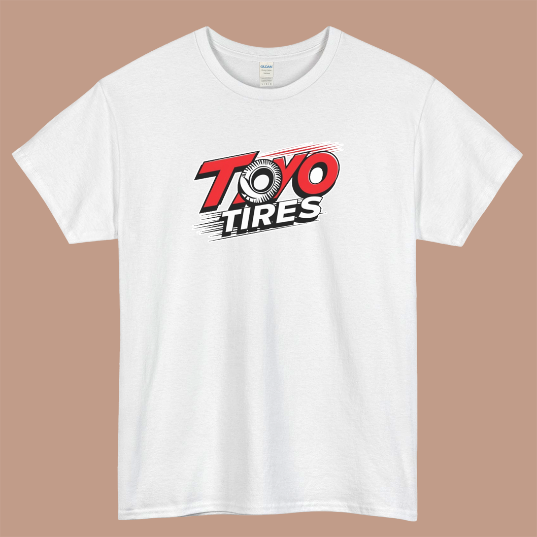 Toyo Tires Red Logo Mens Unisex Short Sleeve T-Shirt Size S-3XL