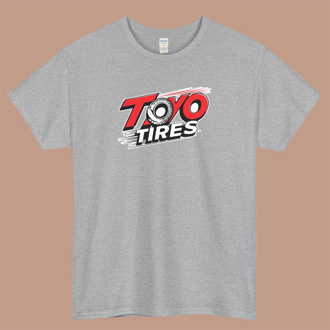 Toyo Tires Red Logo Mens Unisex Short Sleeve T-Shirt Size S-3XL
