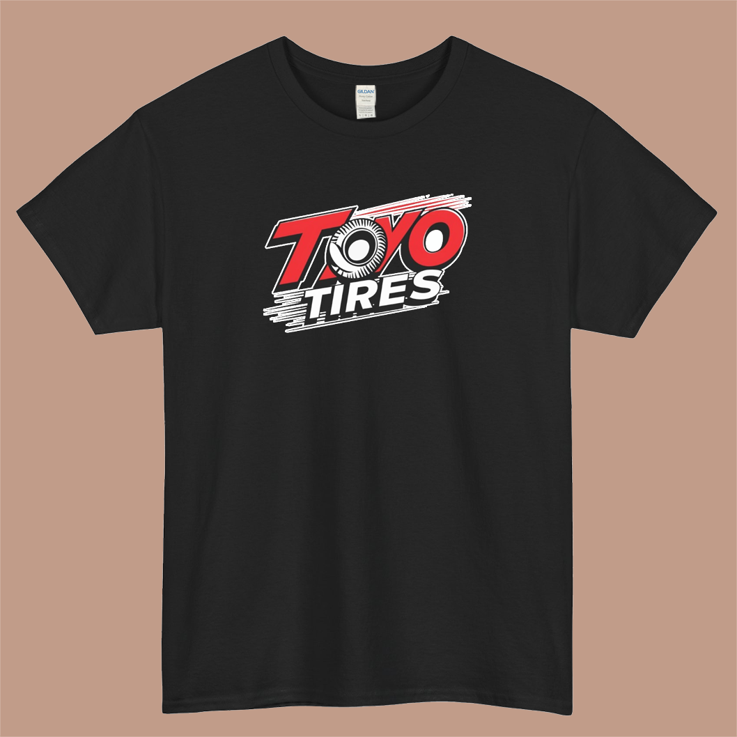Toyo Tires Red Logo Mens Unisex Short Sleeve T-Shirt Size S-3XL
