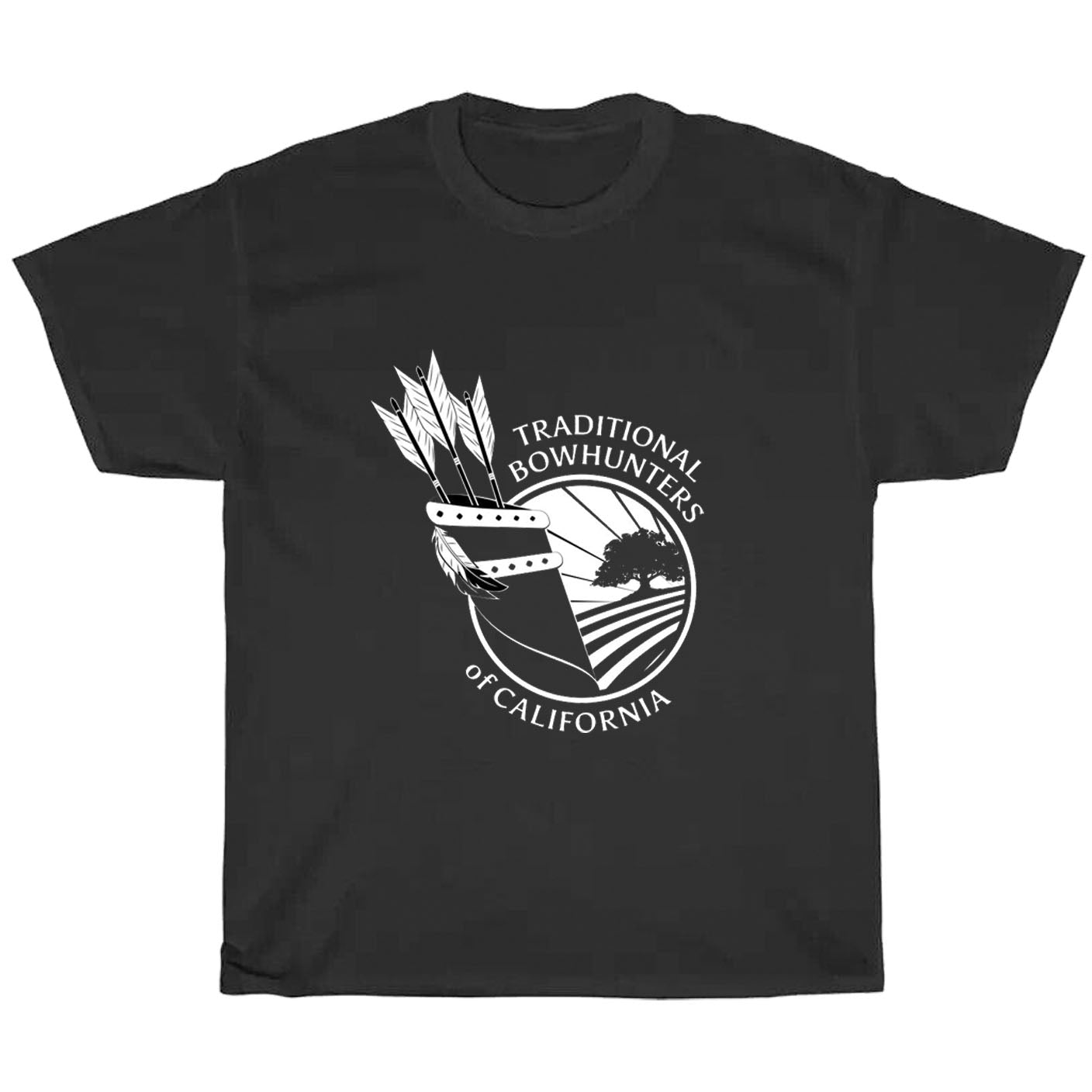 Traditional Bowhunters of California Logo Men's Unisex T Shirt Size S to 3XL